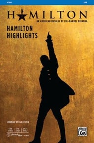 Hamilton Highlights SAB choral sheet music cover Thumbnail